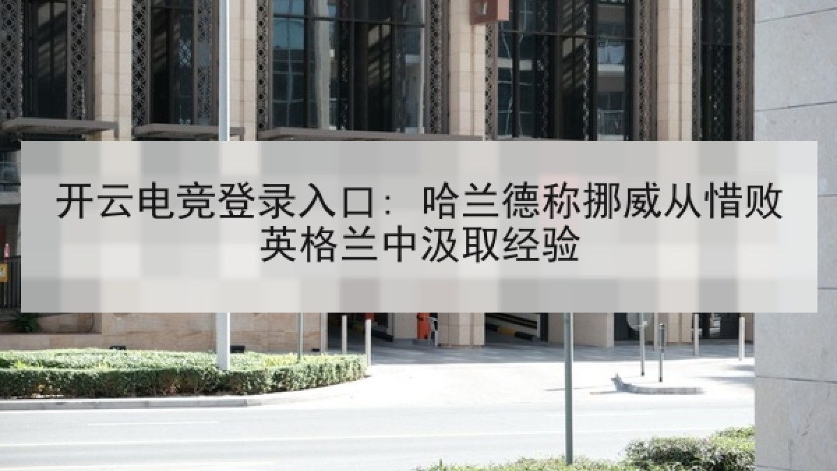 开云电竞登录入口: 哈兰德称挪威从惜败英格兰中汲取经验